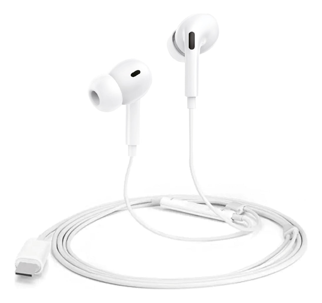 Audífonos In Ear Wired Type-c M/libre Blanco Mlab 08977
