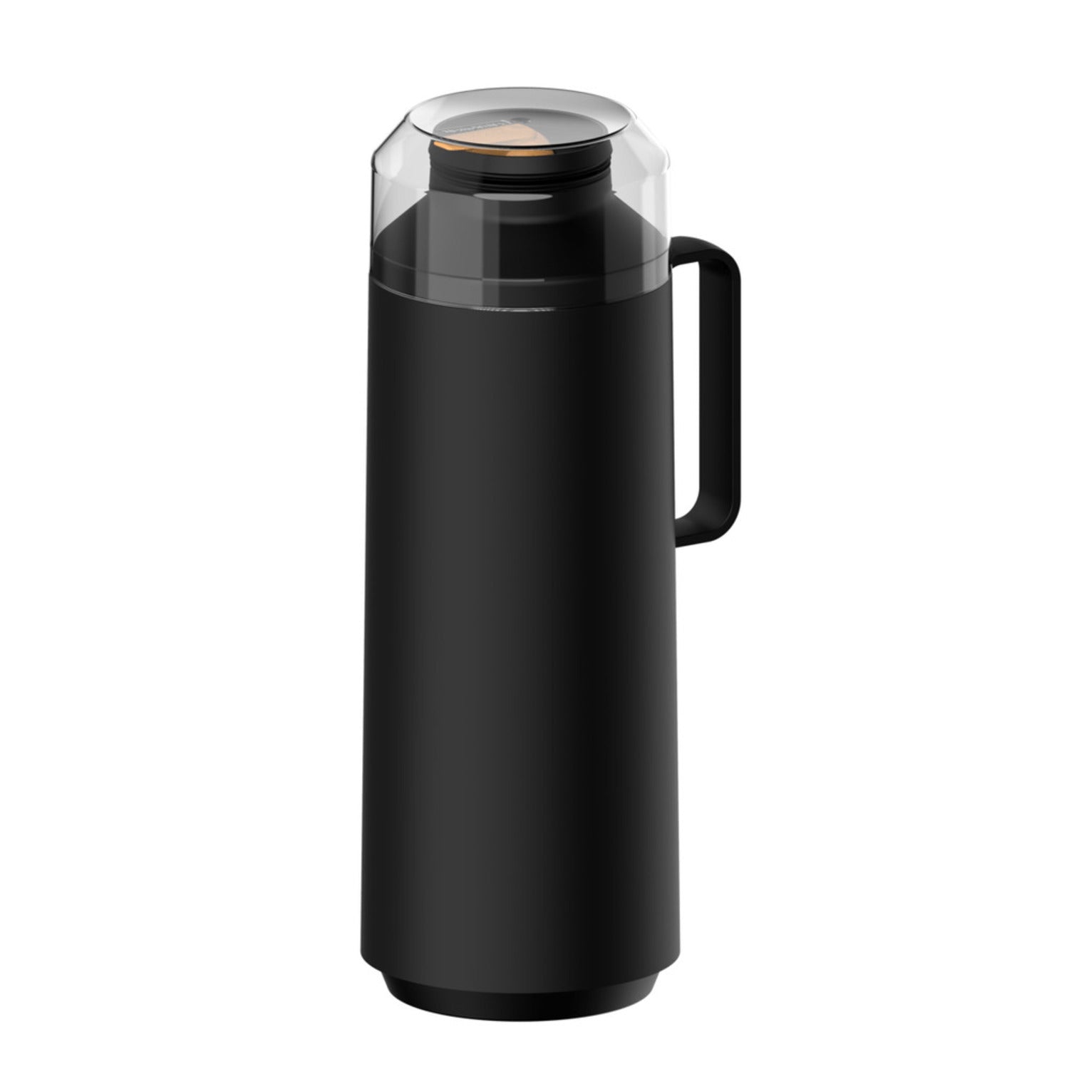 Termo 1l Exata Plástico Ampolla Vidrio Negr Tramontina 61637