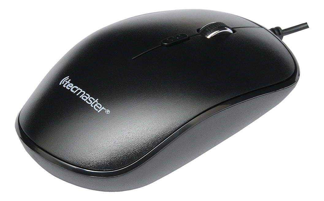 Mouse Óptico Usb Cableado 4btn 1600dpi Tecmaster Tm-100553