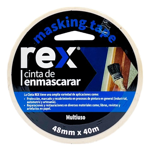 Cintas De Papel AutoadheSíva Tape 48mmx40mts Rex 30405