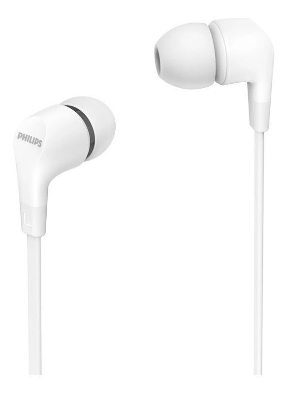 Audífonos In-ear Philips Tae110wt Jack3.5m Manos Libres Blan
