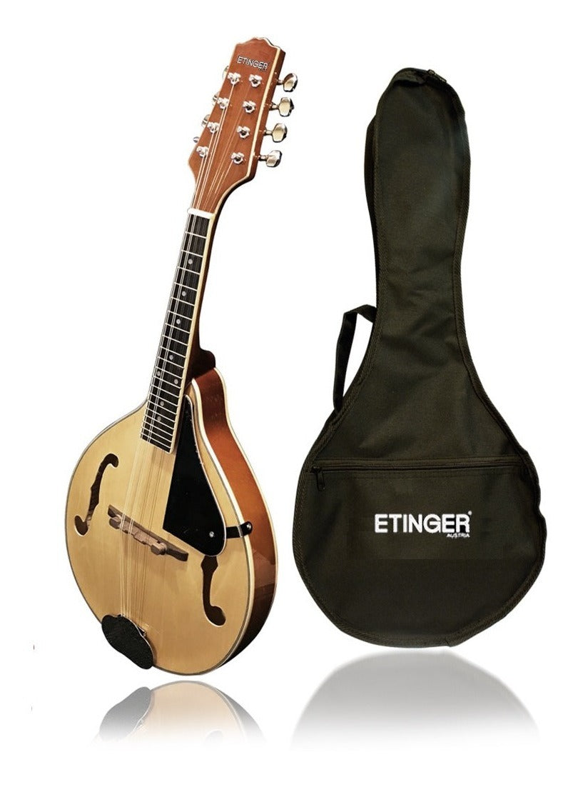 Mandolina Acustica 8 Cuerdas Natural Etinger Sch-100/na