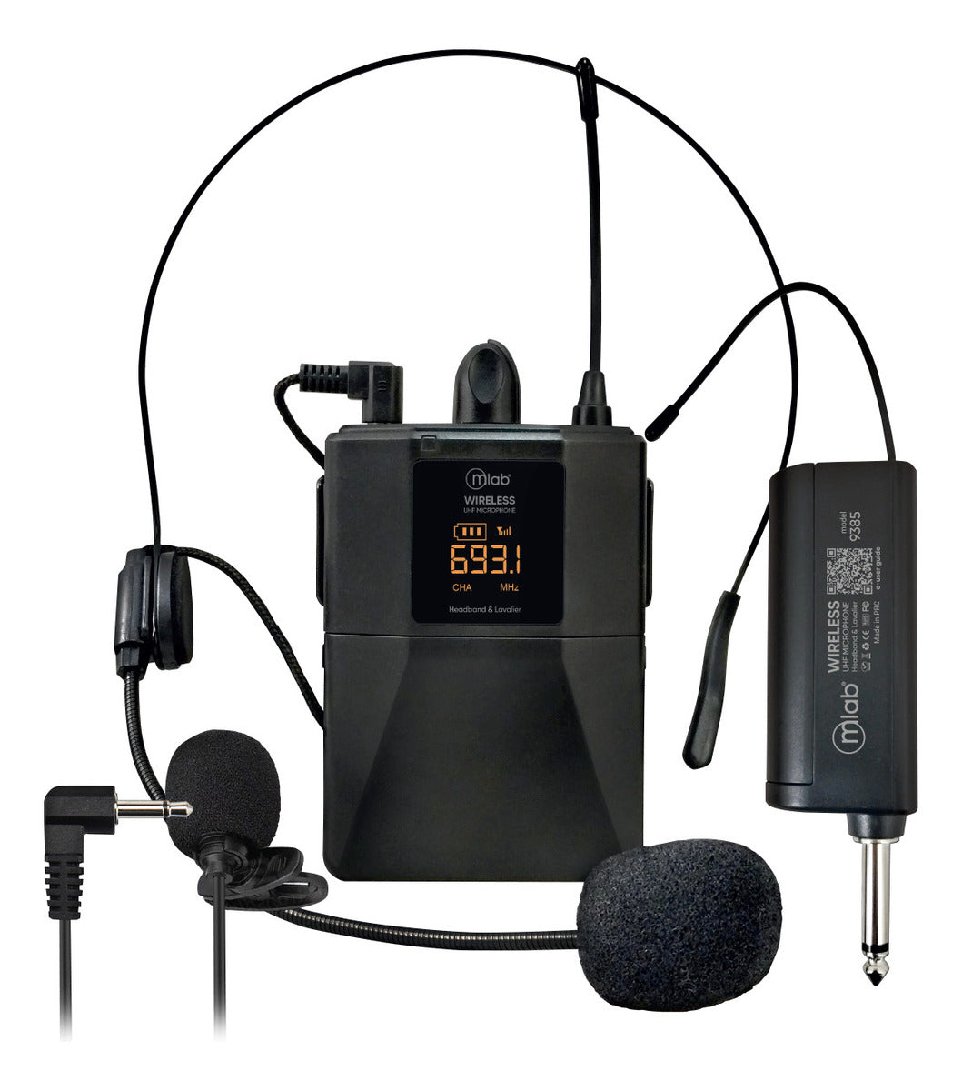Microfono Inalámbrico Cintillo Lavalie Recargable Mlab 09385