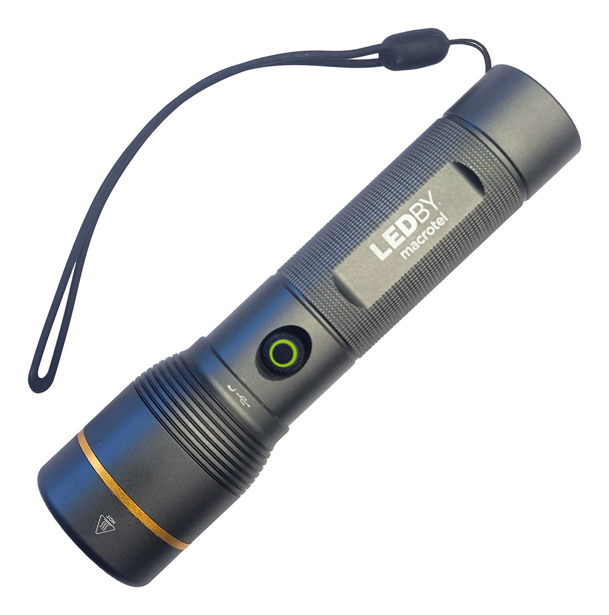 Linterna Led Táctica Recargable 1600lm Macrotel Lb-fl8032