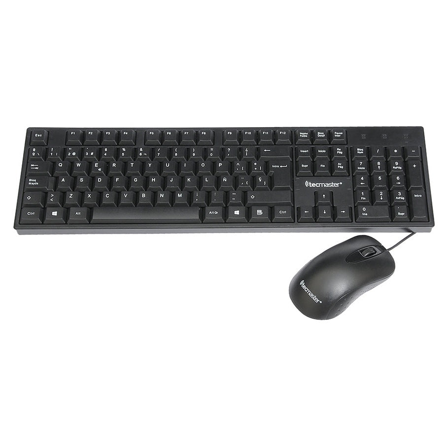 Teclado Y Mouse Cableado 1000dpi Usb2.0 Tecmaster Tm-100511