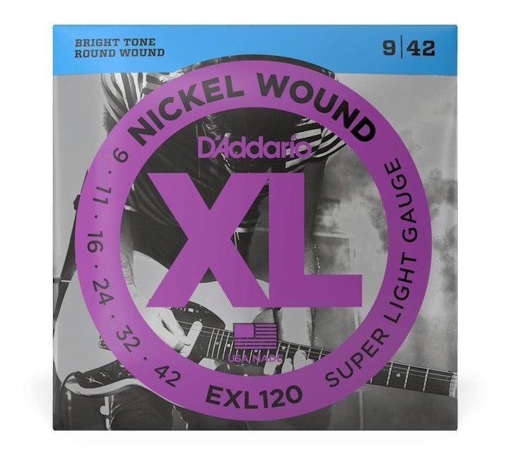 Set Cuerdas De Guitarra Eléctrica Daddario Exl120 009