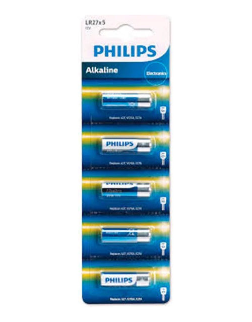 Pack Pilas X5 Philips Lr27a Alcalina 12v Larga Duración 8940