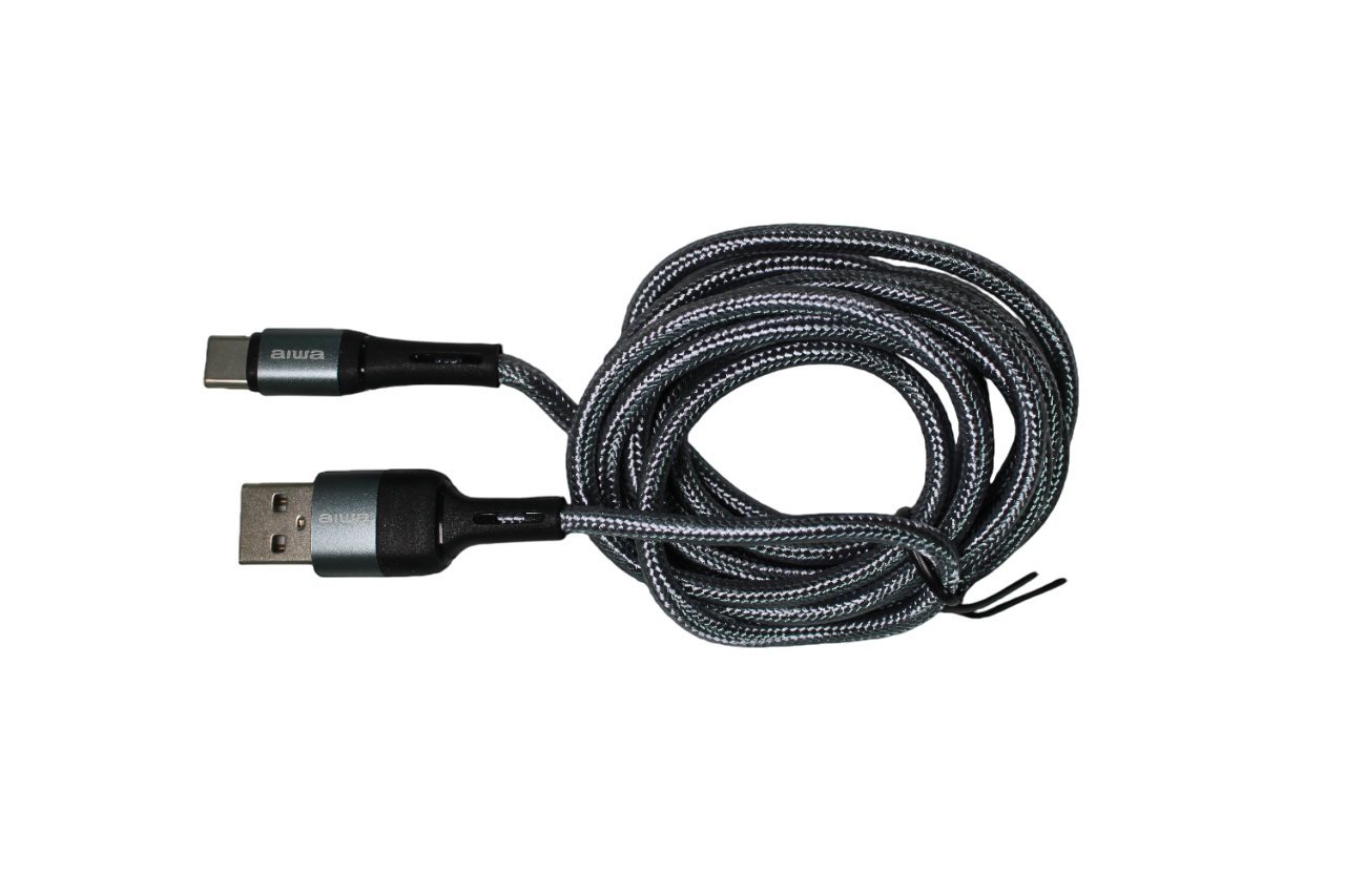 Cable Usb A Type C 1.8 Mts 3amp Aiwa Aw-csac6g