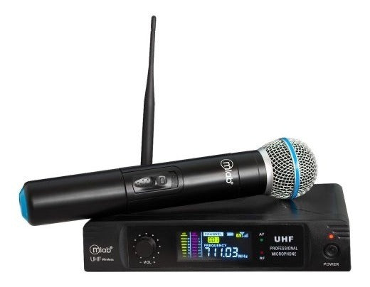 Micrófono ProfeSíonal Inalámbrico Uhf Mlab