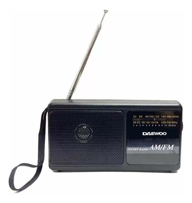 Radio Portátil BolSíllo 2 Banda Am/fm Negro Daewoo Di-nr8068