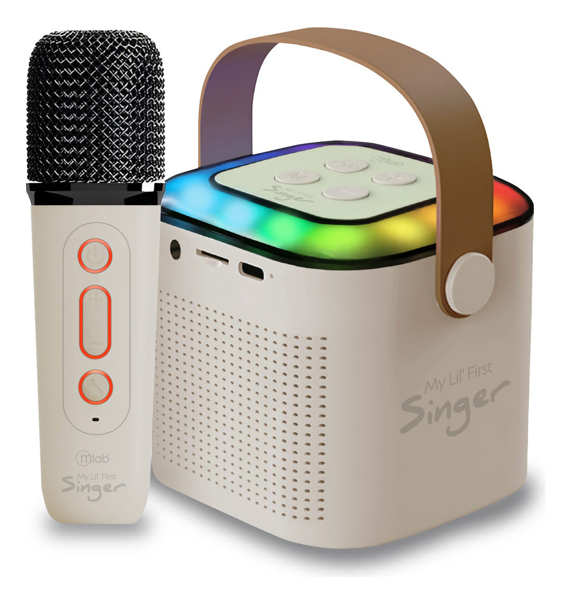 Parlante My Lil First Sínger Luz Rgb 1 Mic Inalám Mlab 09391