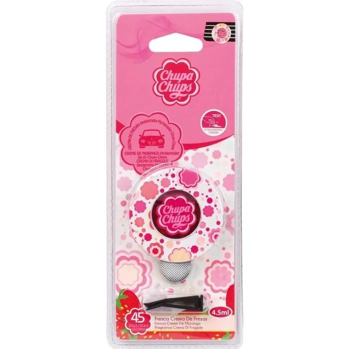 Aromatizante Para Auto Crema De Fresa Chupa Chups Chp800