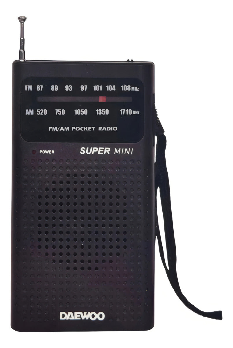 Radio De BolSíllo 2 Banda Am/fm Negro Daewoo Di-213