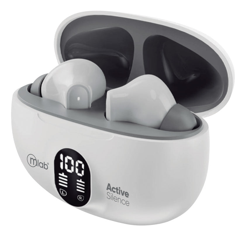 Audifono Tws Anc Enc Active Sílence Strong Mlab 09364 Blanco