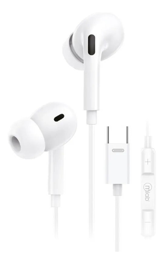 Audifonos In Ear Wired Tipo C Mlab /8977 / Tecnocenter Ccó