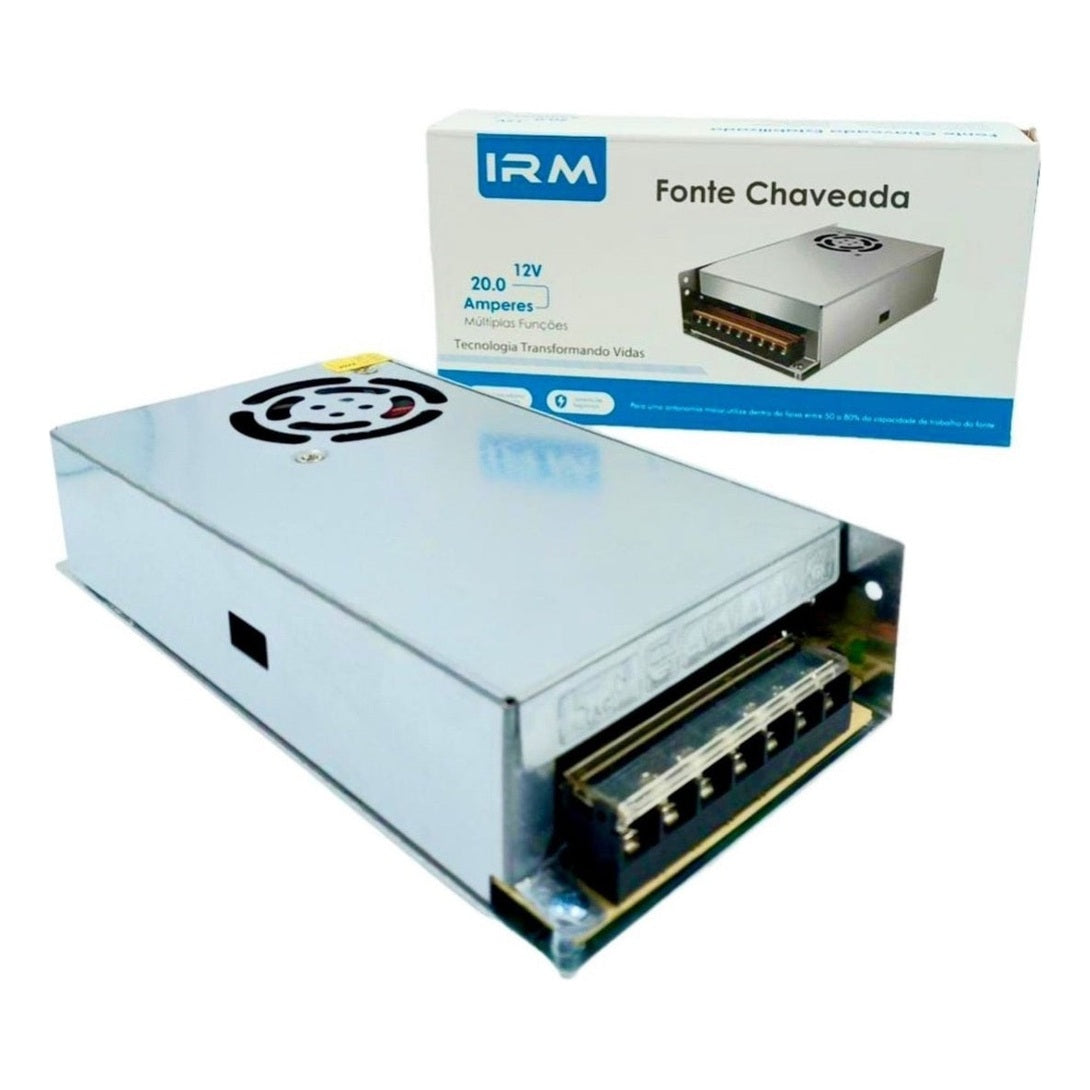 Fuente De Poder Irm Universal Ac/dc 12v 20a 240w Irm-10186