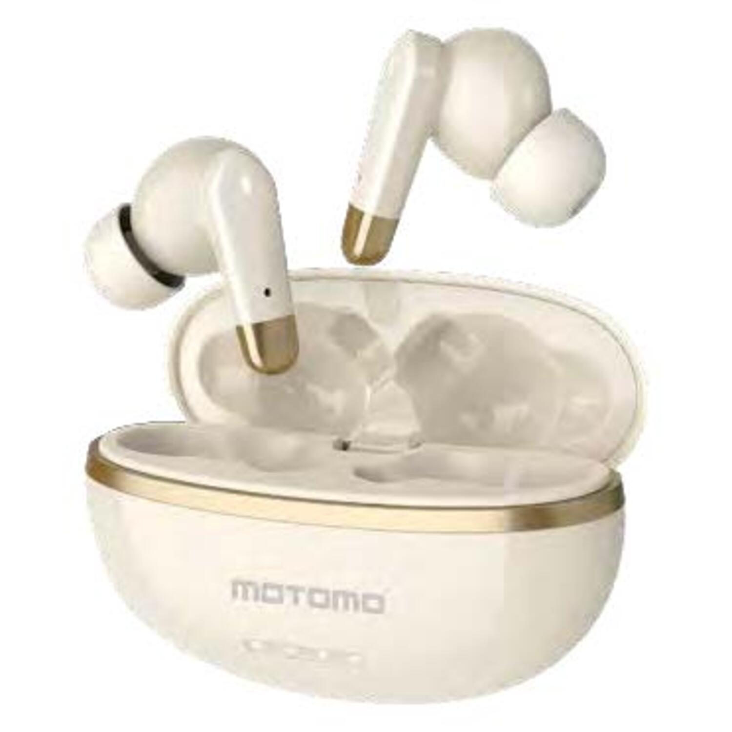 AUDIFONO IN EAR GOLD LINE ANC/ENC CREMA MOTOMO AUEARP73