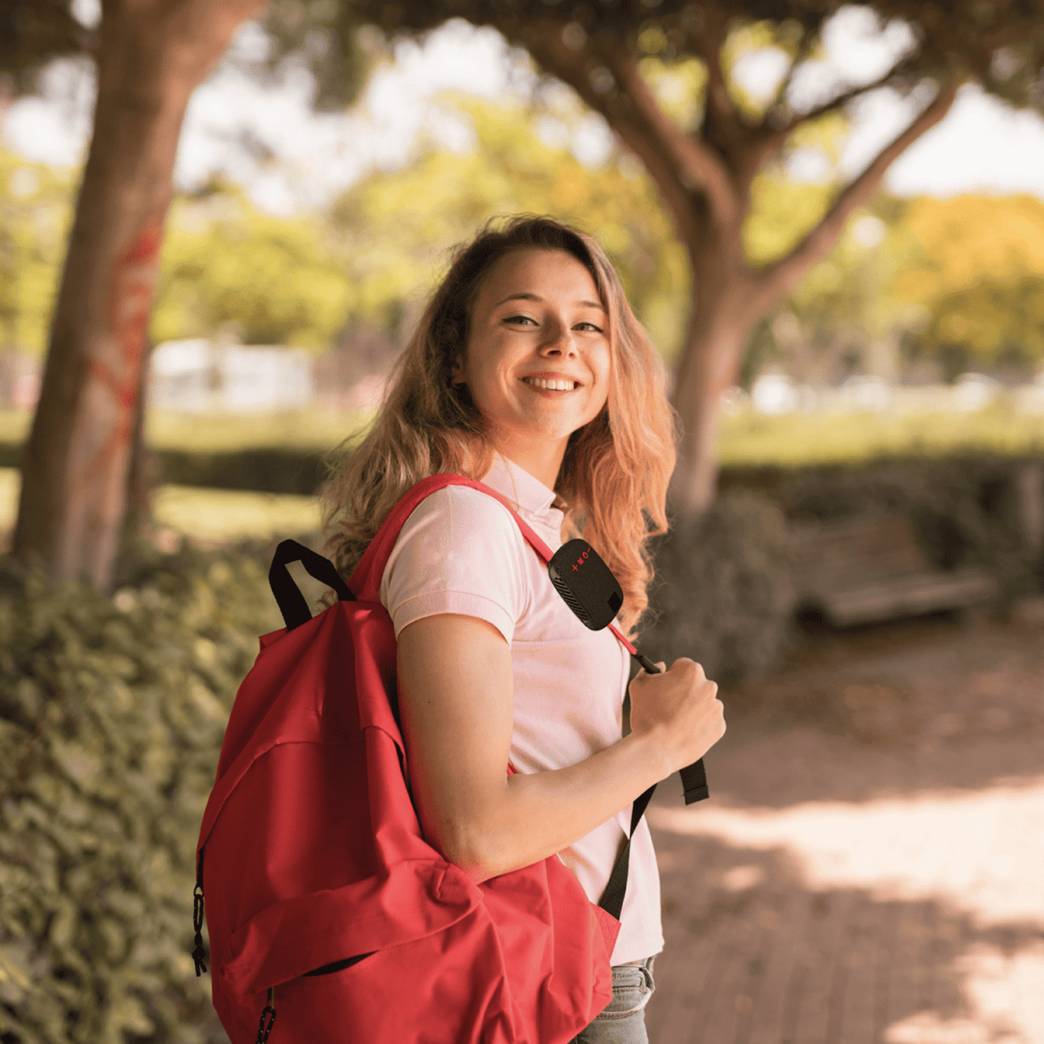 PARLANTE PORTATIL BT MOBI BICICLETA/BOLSO MOTOMO 5W PAPOBT19